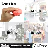 CanDo TheraPutty Antimicrobial - 6 oz Red Therapeutic Modelling Clay view 2