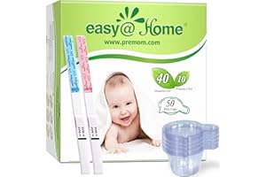 Easy@Home 40 Ovulation & 10 Pregnancy Test Strips Kit with Urine Cups: Accurate Ovulation Predictor Kits - Fertility Test | 4