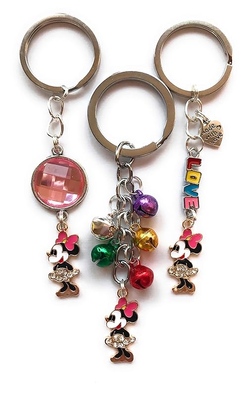 Minnie Mouse keyring various designs Amazon.co.uk Handmade