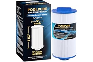 POOLPURE PLF4CH-935 Spa Filter Replaces 4CH-935, PWW35L hot tub Filter, 817-4035, FC-0170, SD-01235, PDC580-AFS, X268554, X268535, Waterway Teleweir 35 SF, Pure N Clean PC-0170 (1pack)