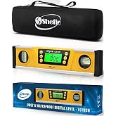 Digital Level - 10 Inch Torpedo Level And Protractor - Bubble Inclinometer
