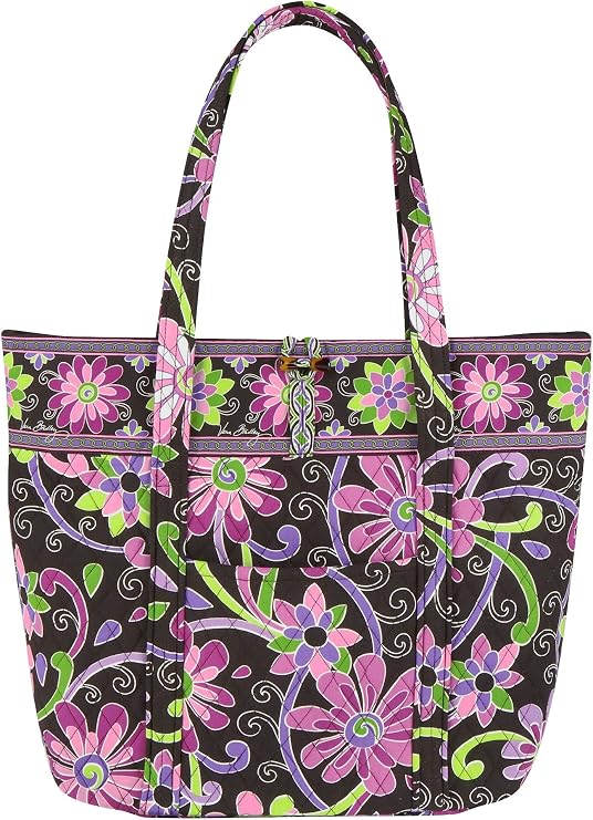 vera bradley purple punch rolling luggage