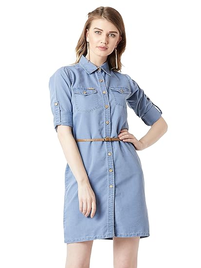 Womens denim shirt dress Clearance