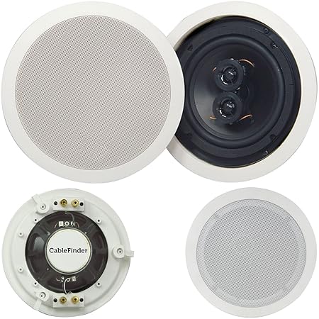 Quality 6 5 100w Dual Tweeter Stereo Ceiling Speaker Amazon Co