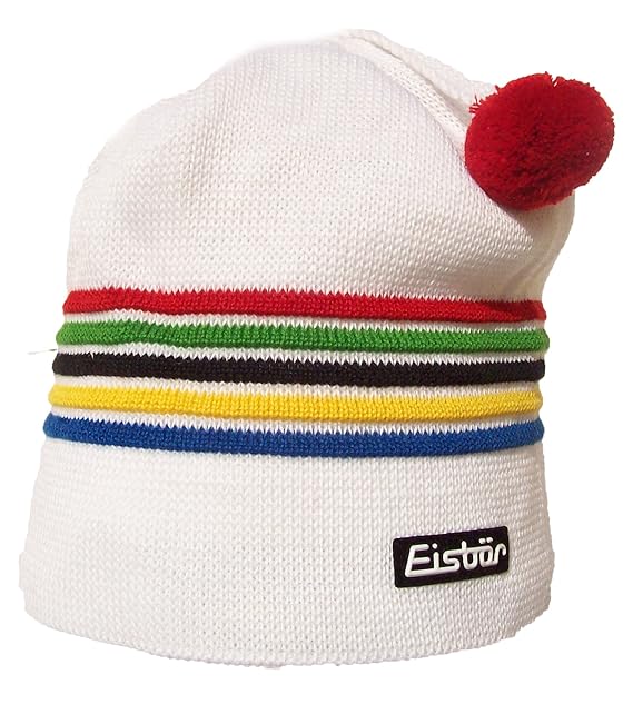 Eisbar Monte MU Merino Wool Winter Sports Ski Bobble Hat (White