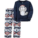 Carter's Baby Boys 2 Pc Fleece 327g140, Print, 12M