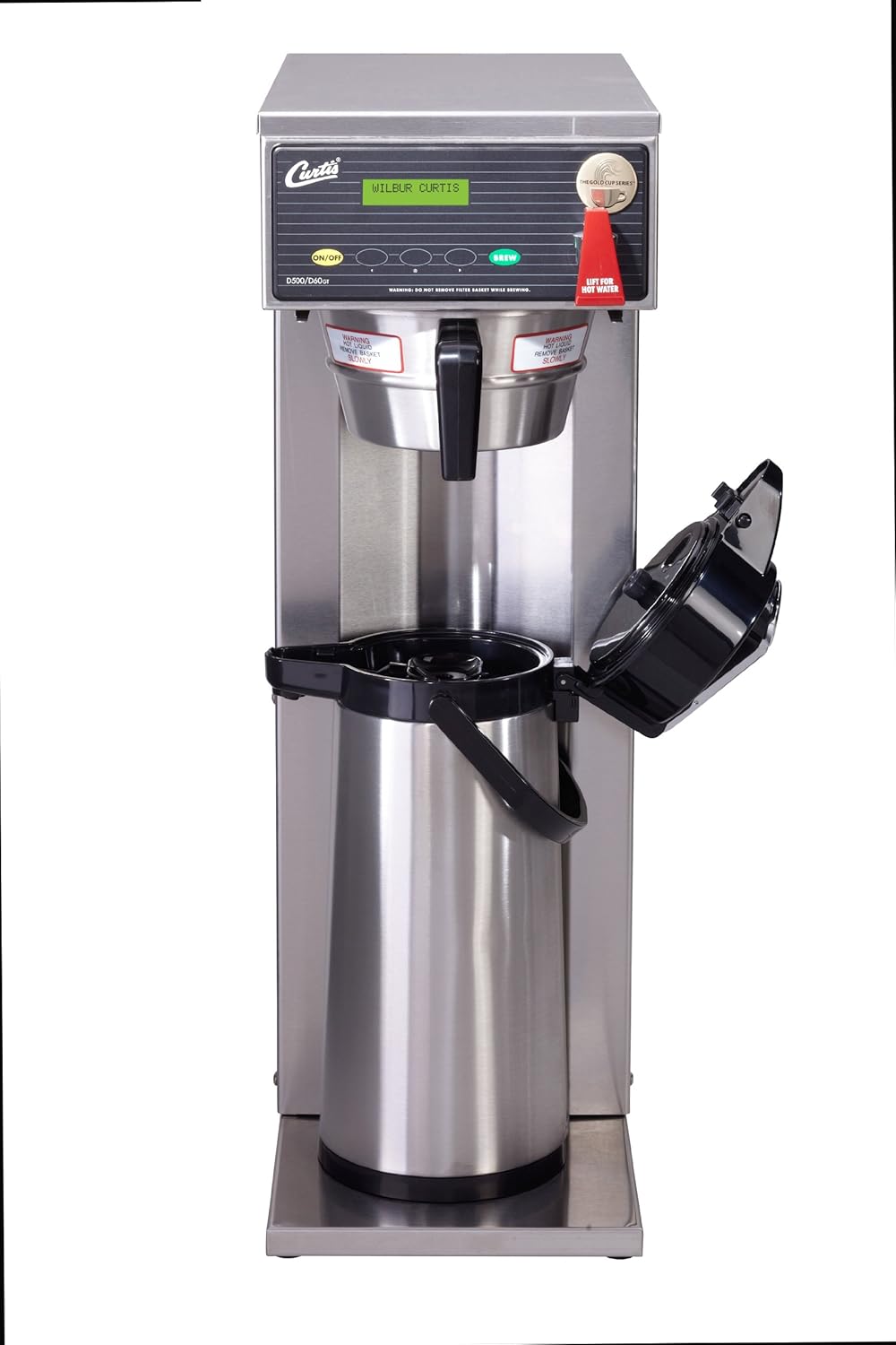 Wilbur Curtis G3 Airpot Brewer 2.2L To 2.5L Single/Tall Airpot/Gravity, Dual Voltage - Commercial Airpot Coffee Brewer- D500GTH63A000 (Each)