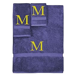 Monogrammed Towel Set, Personalized Gift, Set of