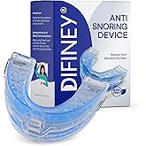 Difiney Anti Snoring Device: FDA-Cleared Snoring Solution – Adjustable Snore Stopper Mouth Guard for Men & Women – Anti Snoring Mouthpiece to Improve Sleep – Reusable Night Use