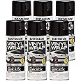 Rust-Oleum Automotive 352724 Rust-Oleum Vinyl Wrap Spray, Black 11 Ounce (Pack of 6)
