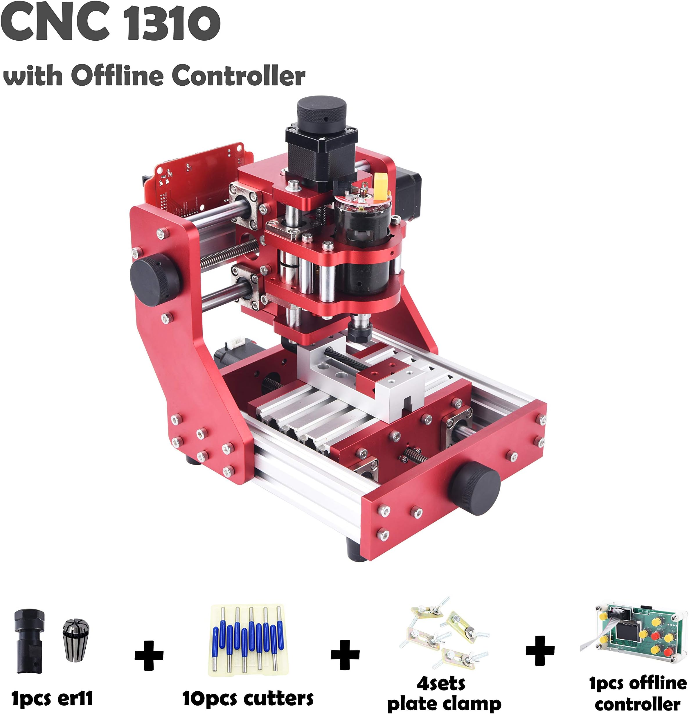 CNC 1310 with Offline controller CNC metal engraver All metal frame CNC router machine CNC milling machine CNC engraving machine CNC carving machine(CNC 1310 with Offline controller)