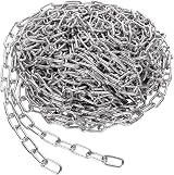 JMIATRY 15m 3mm Stainless Steel Chain Heavy Duty Welded Link for Fence Gate view 4