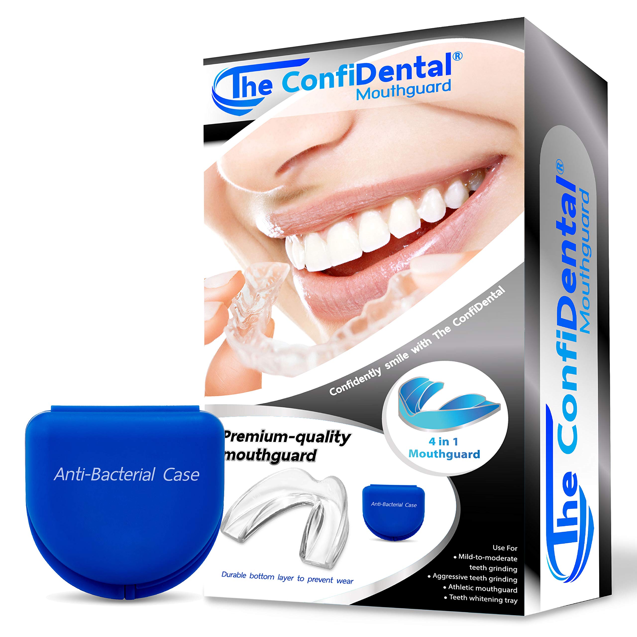 The ConfiDental Pack of 6 Moldable Mouth Guard for Teeth Grinding