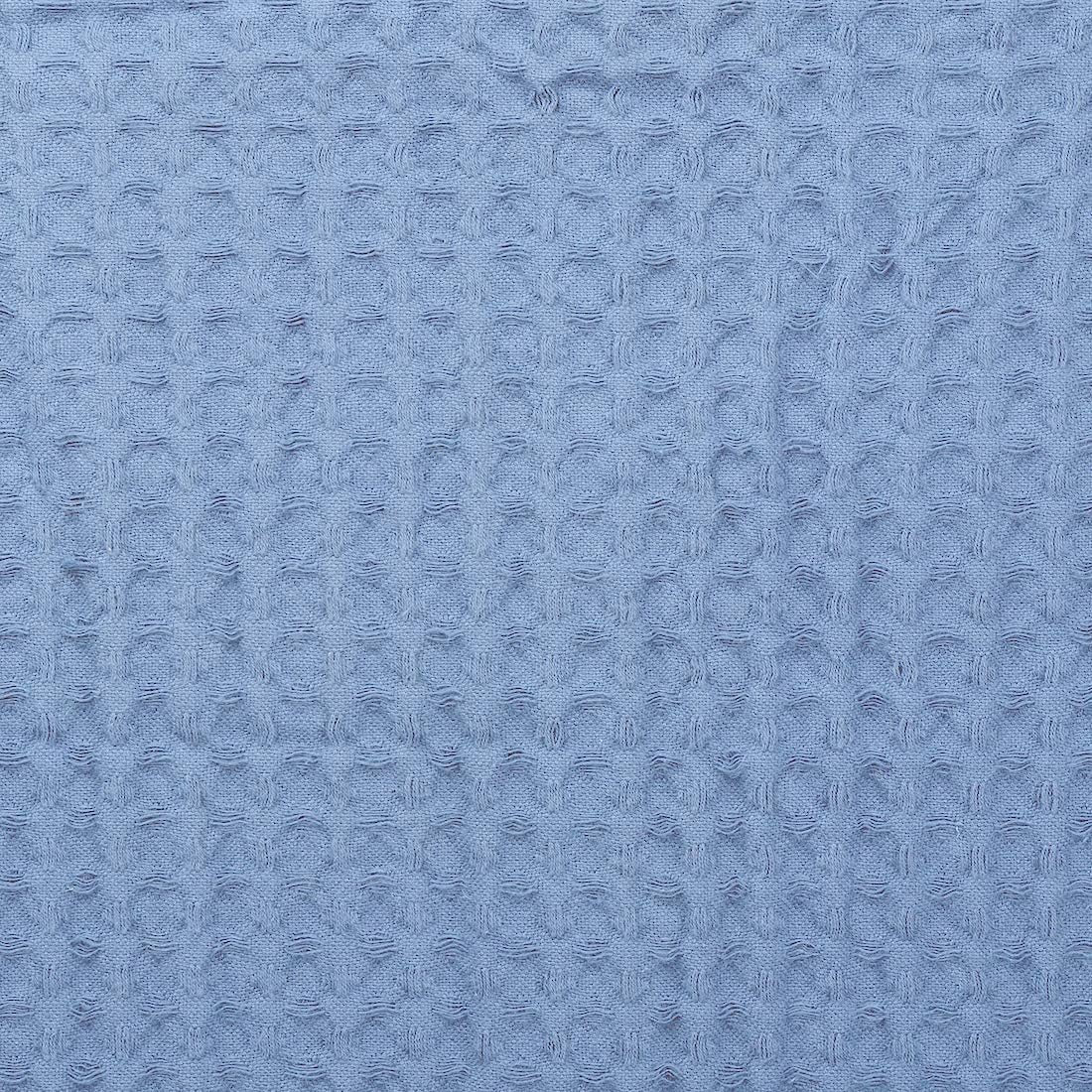 HILLFAIR 100% Combed Cotton Blanket–102x108 Inch California King Size Bed Blankets– Warm Soft All Season Breathable Blankets– Extra Large Oversized California King Blanket- Sky Blue Cotton Blankets: Home & Kitchen