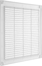 Vent Systems 300x300 mm White Soffit Vent Cover Flat Square Grille view 8