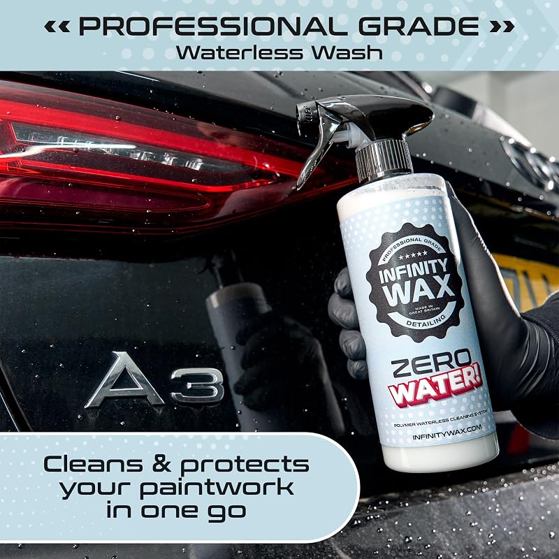Zero Water 500ml - Spray 3 en 1 sin Agua, Limpieza sin Enjuague, Elimina Manchas de Agua y patinas, Seguro en Todas Las Pinturas y revestimientos, Ideal Donde Hay restricciones de Agua.