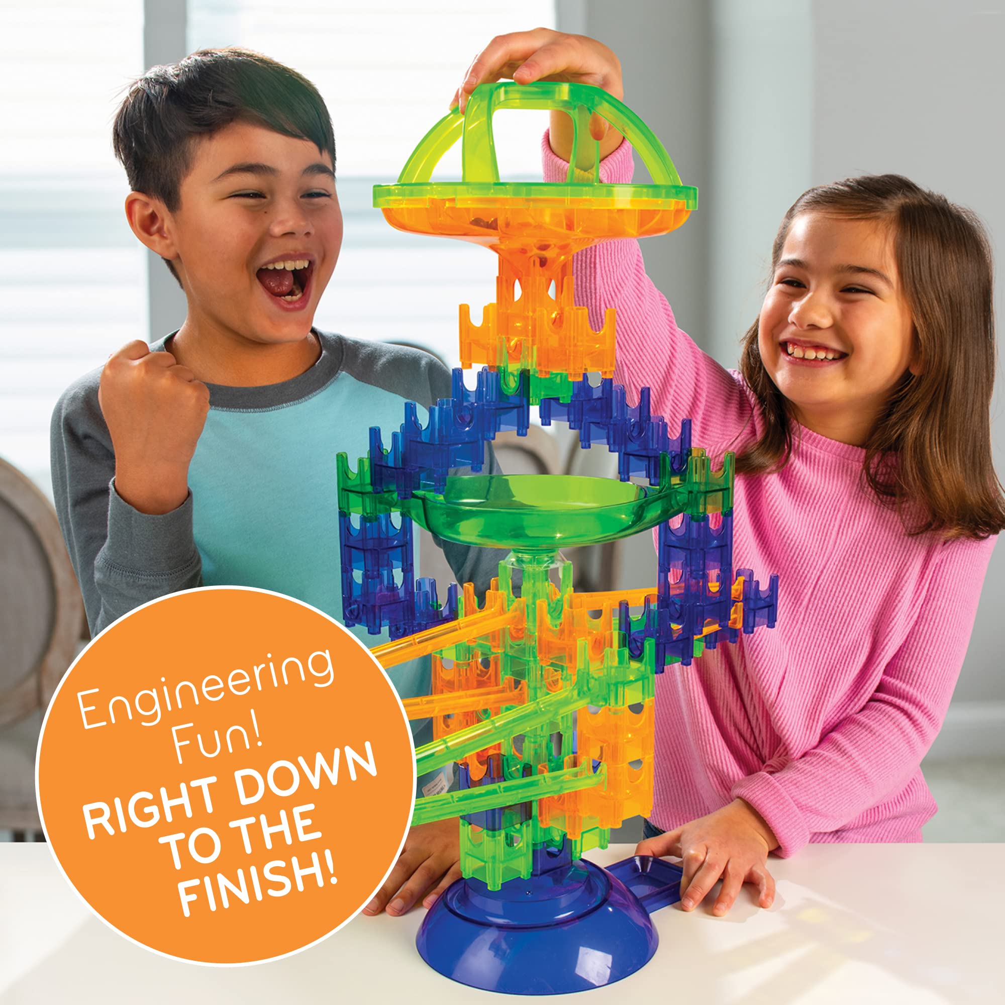 MindWare Q-BA-Maze Super Race Set - 68 Piece Set - Ages 6 & Up