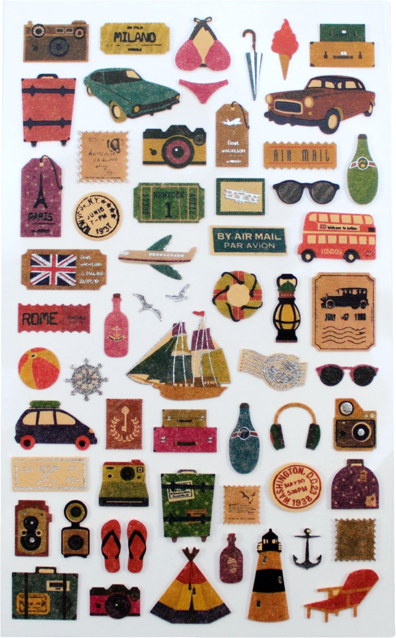 Travel Story Wall Stickers