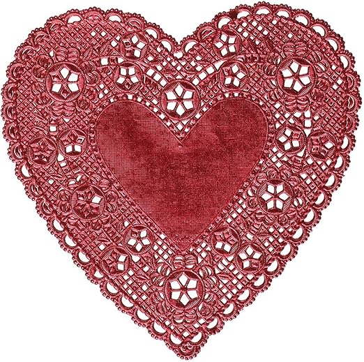 heart doilies crafts
