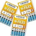 Dental Endodontic 31mm Endo H Files (3 Packs of 6) (18 Total Stainless Steel Hedstrom Files) (#30 Blue)