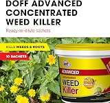 Doff Advanced Concentrated Weedkiller 10 Sachets Dilution Garden Weed Control view 2