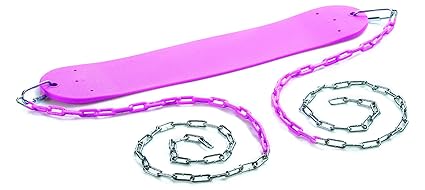 Standard Swing Seat with Chains- Pink, One Size by Creative Cedar Designs