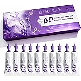 HKY 6D Recombinant Collagen Peel-Off Mask [10 Stick Packs] - Overnight Firming & Glass Skin with Sturgeon Caviar & Crithmum Stem Cells - Portable Travel Size