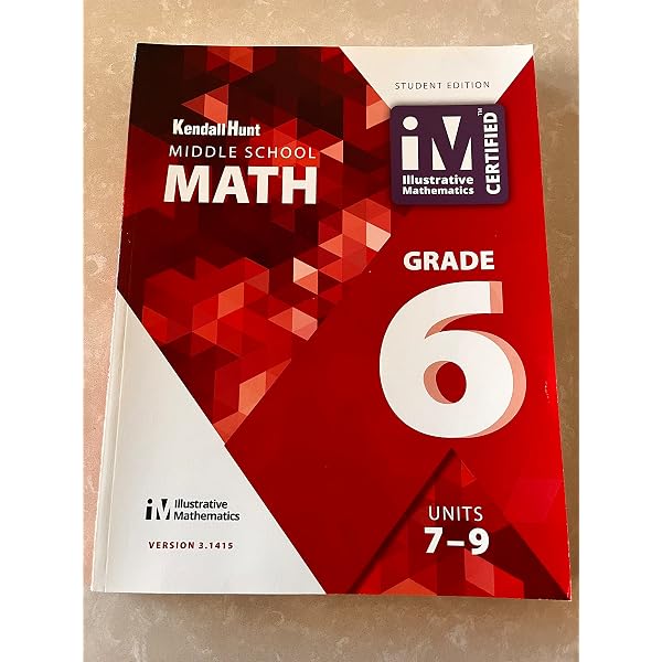 KENDALL HUNT MIDDLE SCHOOL MATH GRADE 6 UNITS1-3: Kendall Hunt