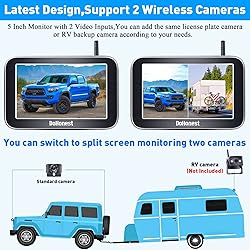 Wireless Backup Camera 5-Inch for Truck: Easy Setup