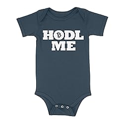 Luxxology HODL Me Baby Infant Bodysuit, Navy 18M
