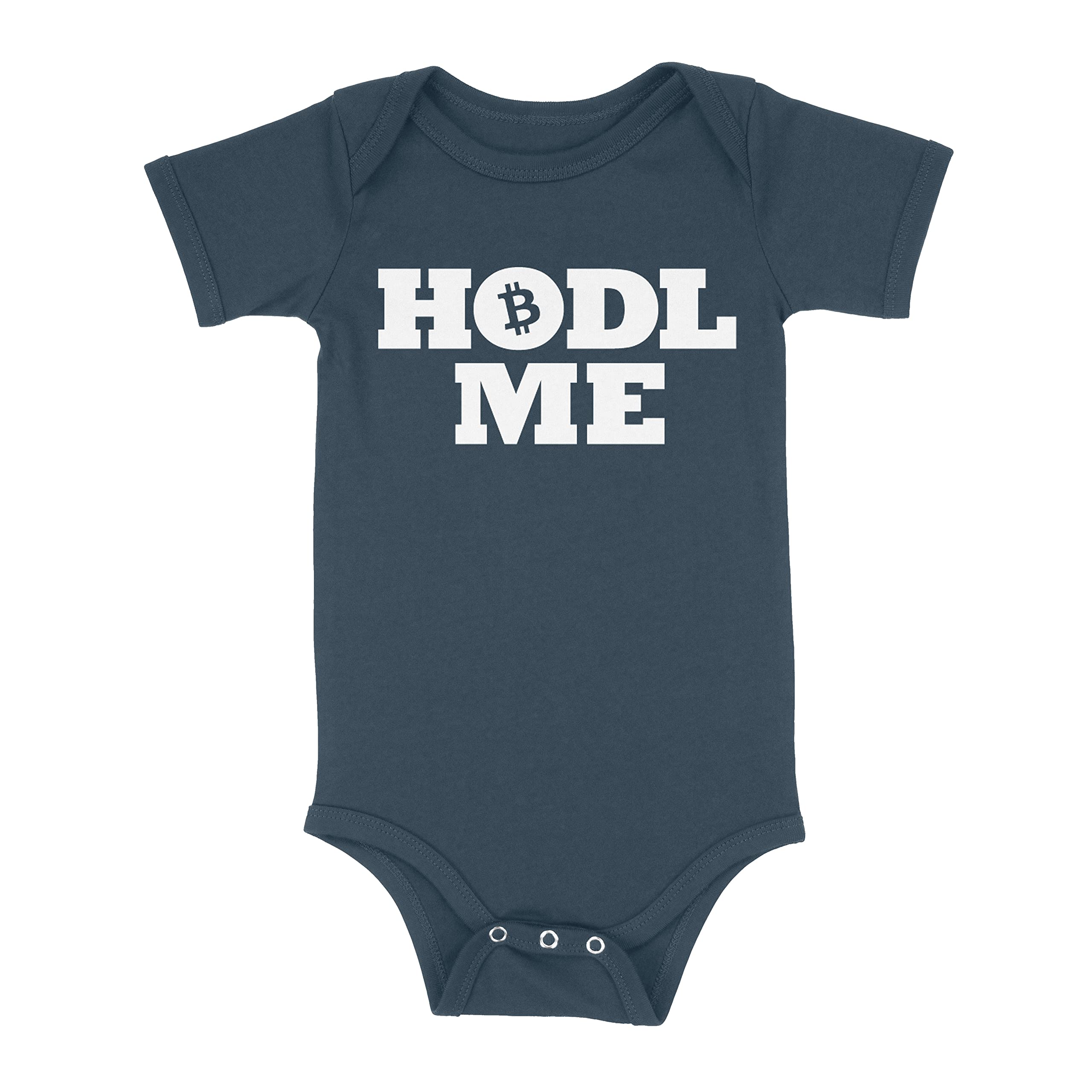 Luxxology HODL Me Baby Infant Bodysuit, Navy 18M