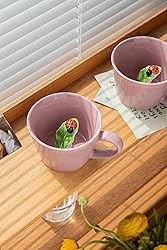 DIHOclub Ceramic Ladybug Cup Hidden 3D Animal