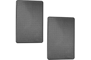 2 Pack Anti-Slip Car Dash Sticky Pads, 18cmx13cm/7inchx5.1inch Cell Phone Dashboard Holder, Non-Slip Rubber Mat, for Telephon
