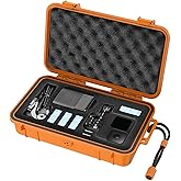 Smatree Waterproof Hard Compact Case Compatible for Gopro Hero 13/12/11/10/9/8/7/6/5/2018/AKASO Brave 7 LE/DJI Osmo Action 5 Pro/4, Portable,Shock,Durable(Camera and Accessories NOT Included)(Yellow)