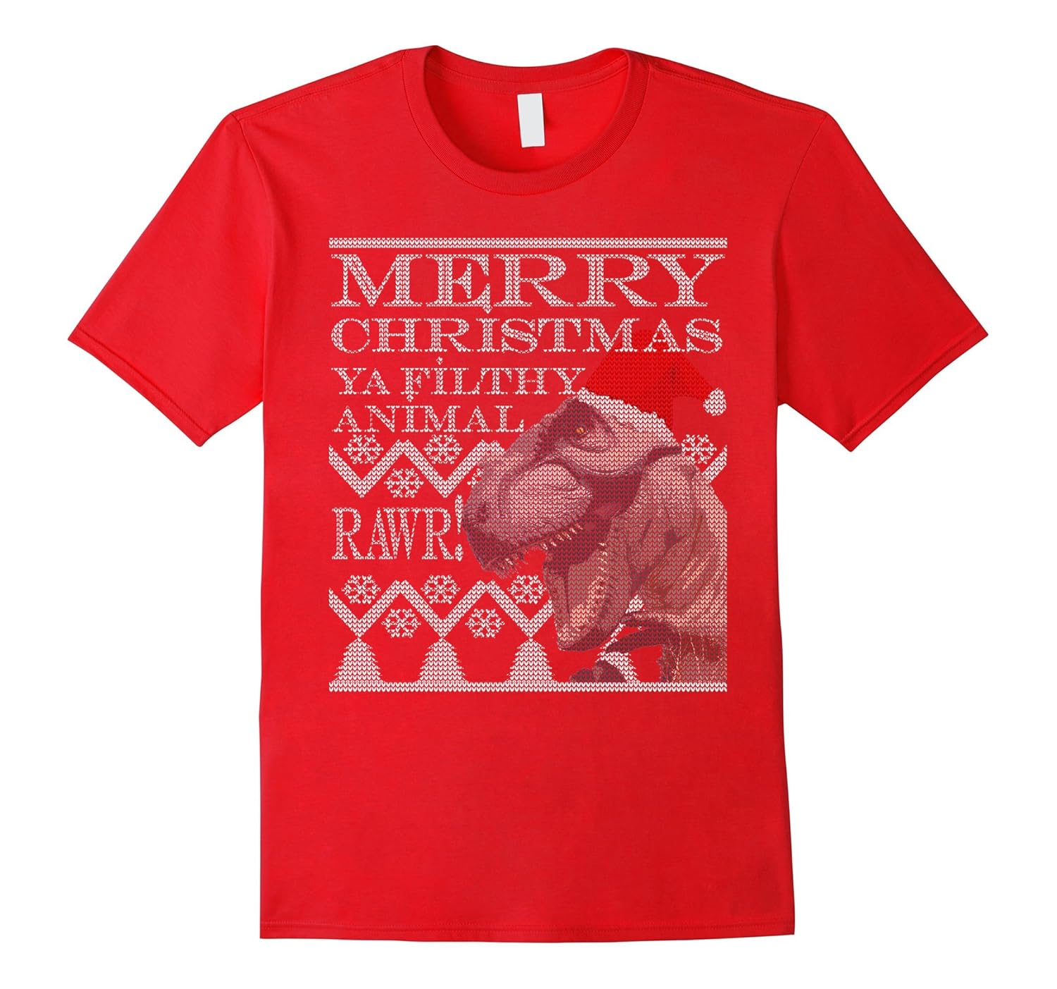 Merry Christmas Ya Filthy Animal Gift T-shirt-ANZ