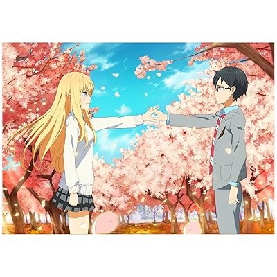 Anime Wall Calendar 2021 12 Pages 20x30cm Your Lie Palestine | Ubuy