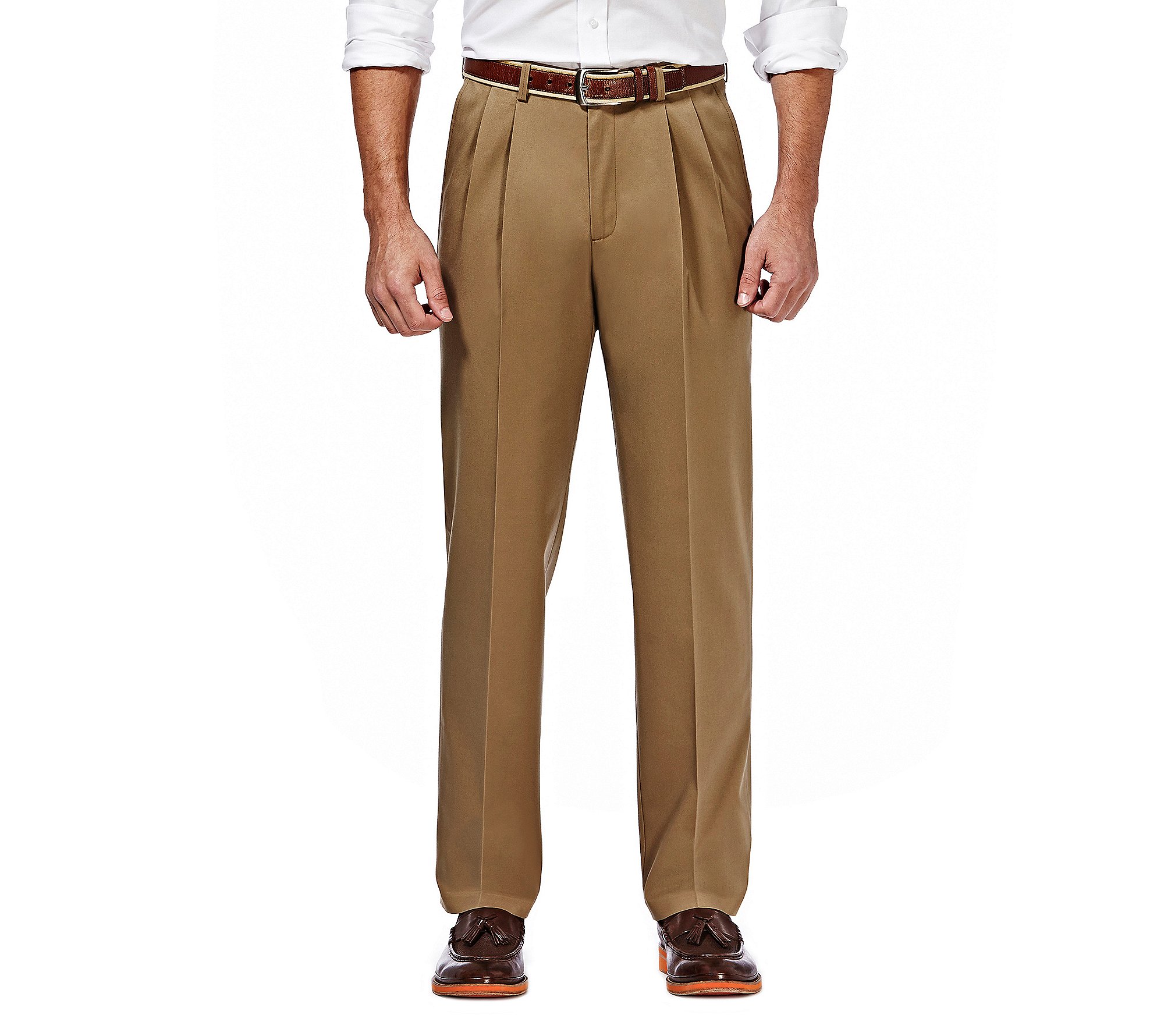 Premium No Iron Khaki Classic Fit Pant