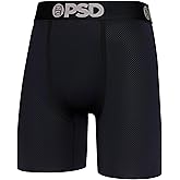 PSD Underwear Mens Boxer Briefs - Athletic Micromesh Boxer Briefs, Standard Length, Soft & Breathable Boxer Briefs for Men