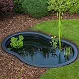 Pisces Siena Preformed Pond 90x63 cm Liner with 3 Plant Shelves view 2