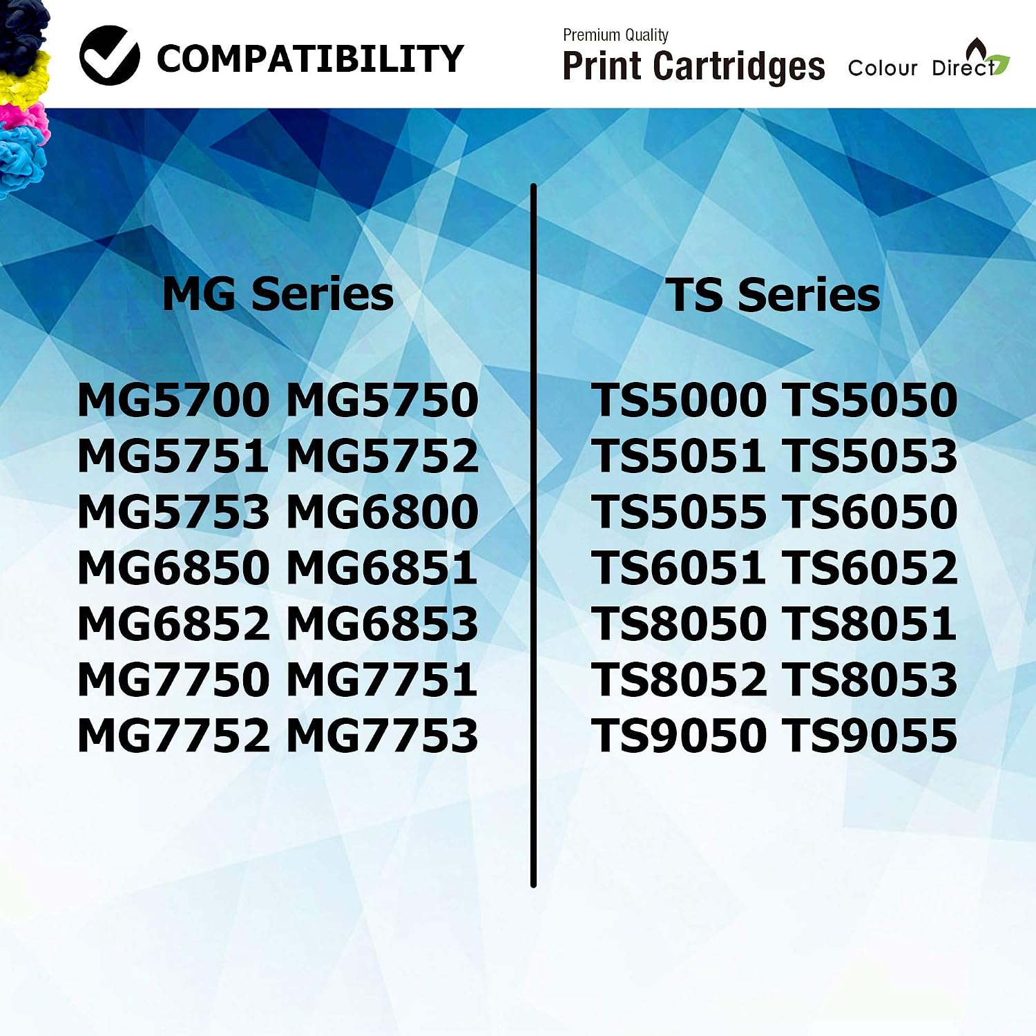Colour Direct MG5700 MG5750 TS5051 TS5050 TS5050 MG6851 MG5751 MG6850 TS6050 MG5753 MG6852 TS5053 TS6051 Compatible Ink Cartridges replace for Canon 570 571 PGI-570XL CLI-571XL -20 Pack (4 Sets) - Image 4
