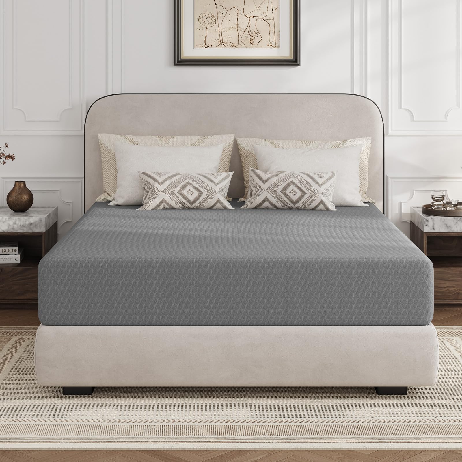 Novilla Twin Mattress 10 Inch, Cooling Twin Memory Foam Mattress for Quick Asleep & Pressure Relief, 10 Inch Durable Mattresses with Thermally Balanced Foam Core for Enhanced Support & Breathability Image Novilla Twin Mattress 10 Inch, Cooling Twin Memory Foam Mattress for Quick Asleep & Pressure Relief, 10 Inch Durable Mattresses with Thermally Balanced Foam Core for Enhanced Support & Breathability Image