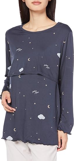Amazon ジェラート ピケ マタニティスターモチーフ柄プルオーバー Pwct5258 レディース Nvy F Tシャツ カットソー 通販