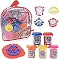Toyland® Paw Patrol Kids Dough Backpack Set – 5 Tubs of Dough & 4 Cutters Included - Paw Patrol Toys