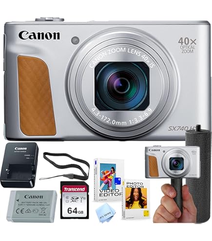 Amazon.com : Canon PowerShot SX 740 HS (Silver