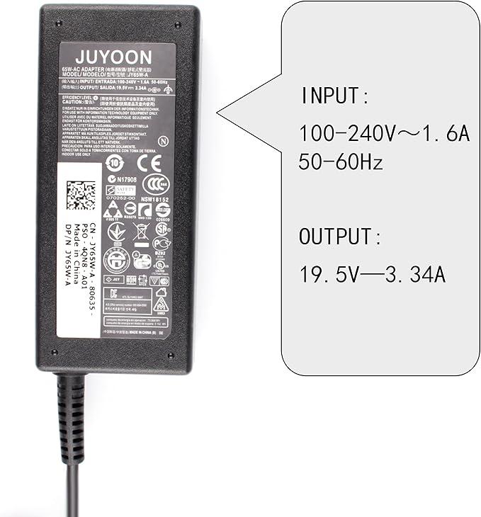 Laptop Power Adapters Chargers 65w Ac Adapter Charger For Dell Inspiron 15 3558 15 3559 P47f P60g Alp Prodavnica Rs