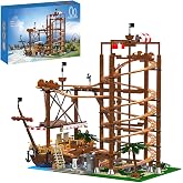 Sosuy Electric Roller Coaster Toy Building Set, Motorized 2174 PCS for Kids | Electric Motorized Amusement Park Building Kit, STEM Engineering Toy, Christmas Birthday Gift for Boys Girls Teens Ages 8+