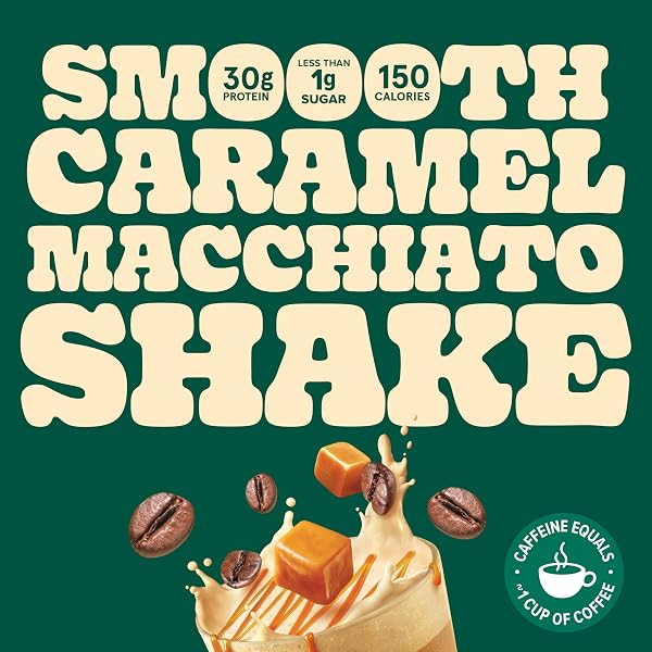PURE PROTEIN READY TO DRINK PROTEIN SHAKE, CARAMEL MACCHIATO 4PK