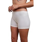 Cottonique Hypoallergenic Elasticized Boxer Brief for Women with Skin Allergies and Sensitive Skin