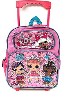 lol doll rolling backpack