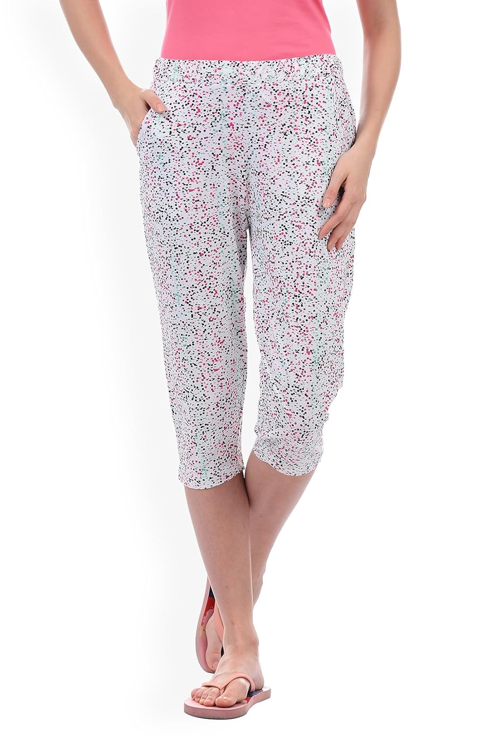 sweet dreams multi printed capri
